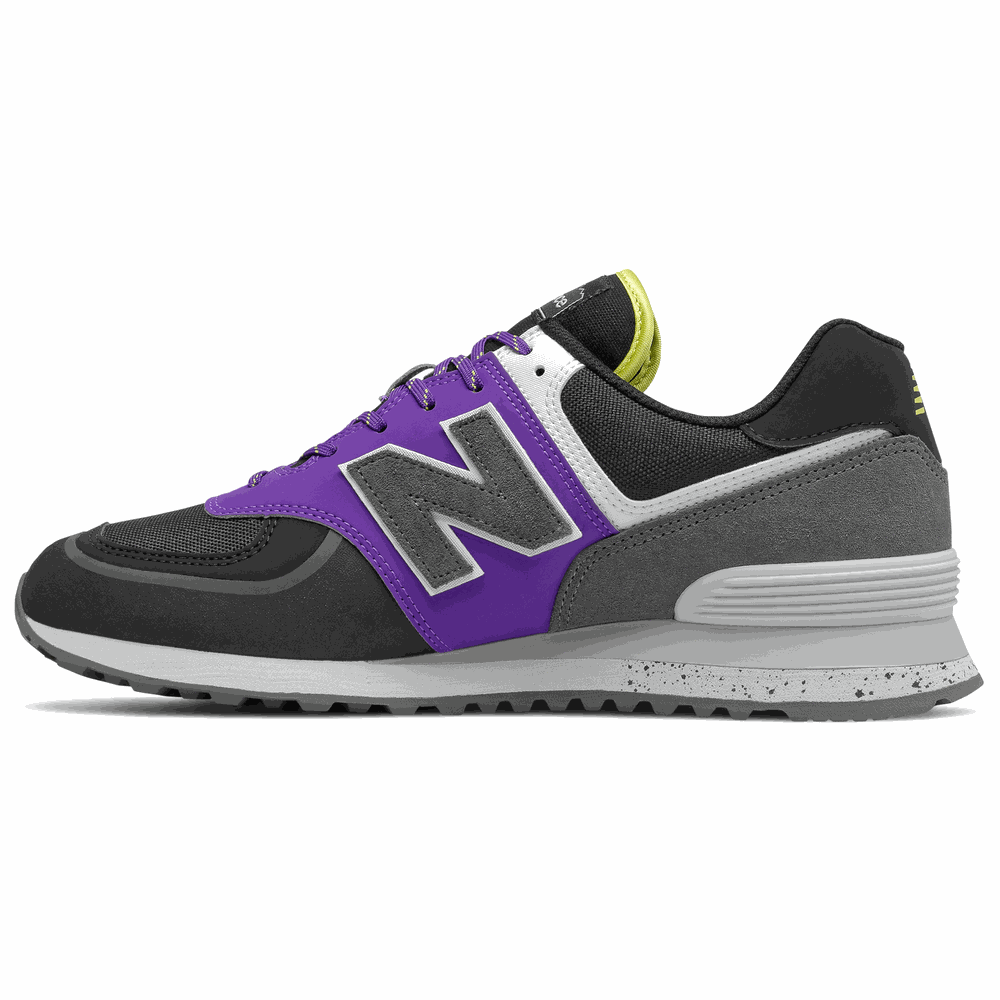 Buty New Balance U574TY2 – czarno–fioletowe