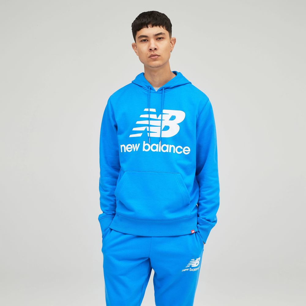 Bluza New Balance MT03558SBU – niebieska