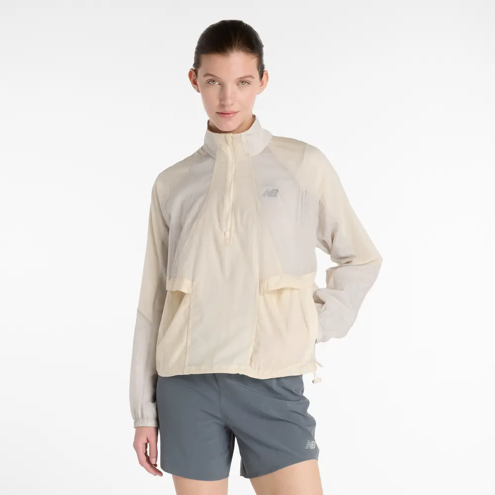 Kurtka damska New Balance WO53206LIN – beżowa