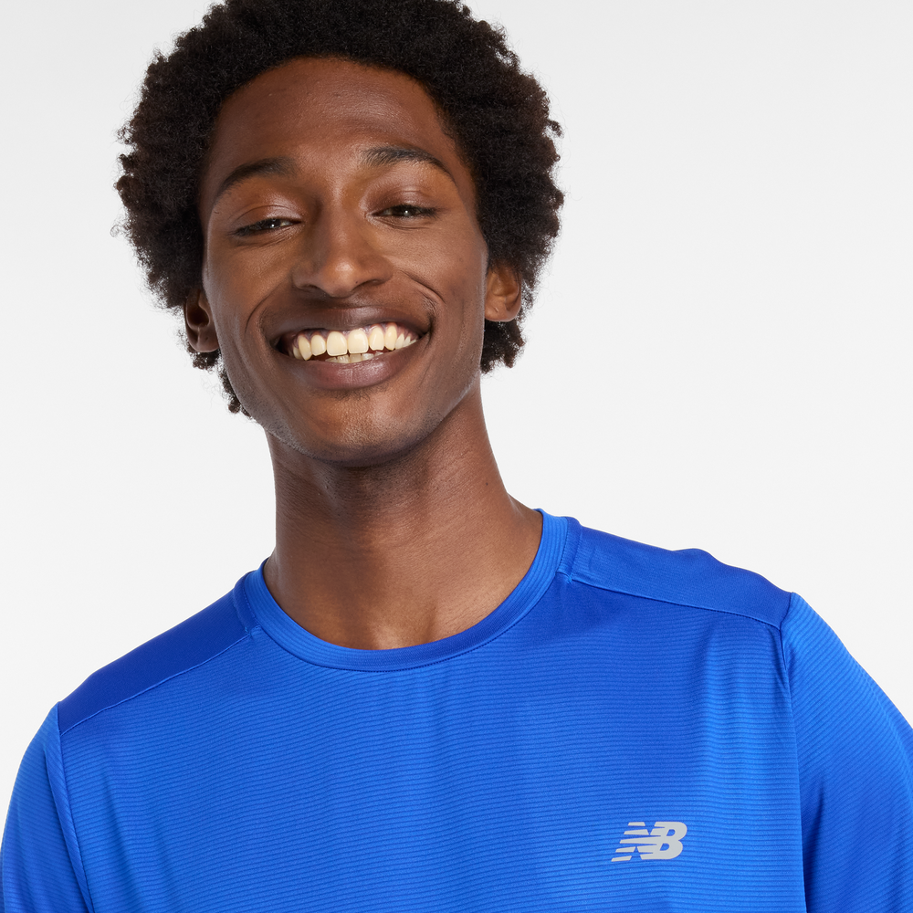 Koszulka męska New Balance MT41222BUM – niebieska