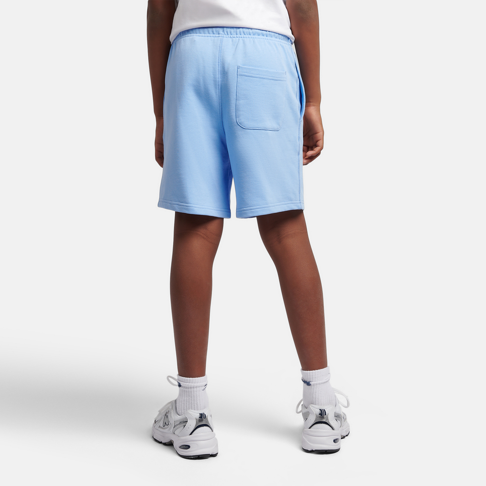 Spodenki dziecięce New Balance LAKB0008ELE – niebieskie