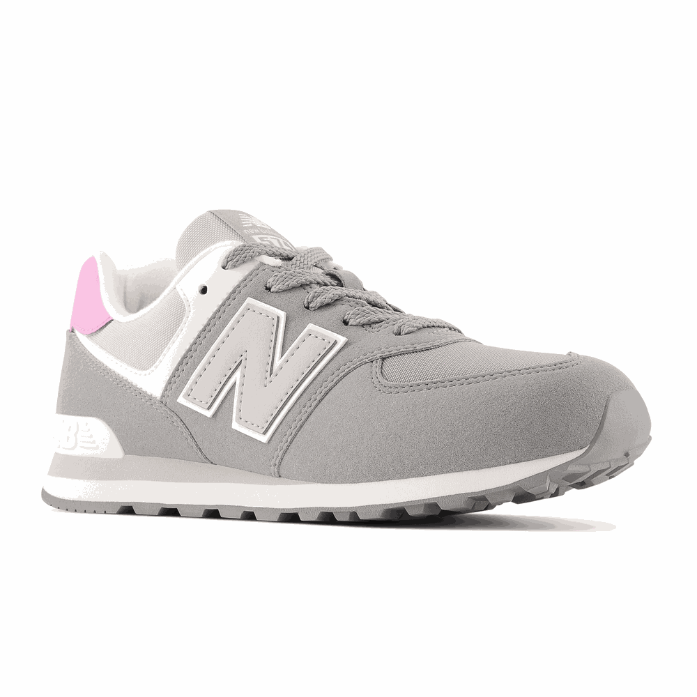 Buty dziecięce New Balance GC574MG1 –  szare