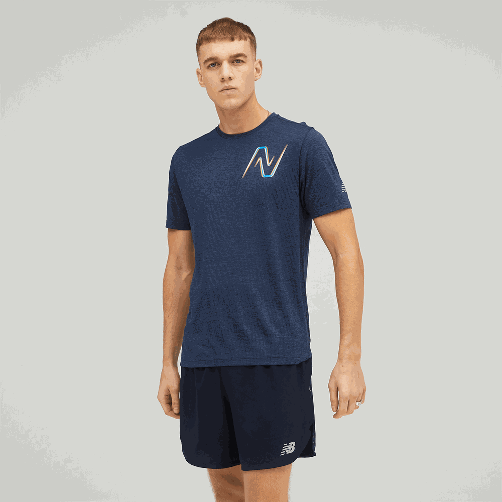 Koszulka New Balance MT21277ECR – granatowa