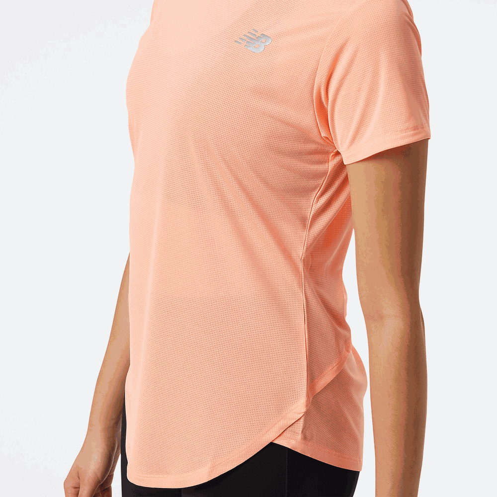 Koszulka damska New Balance WT23222LDF – pomarańczowa