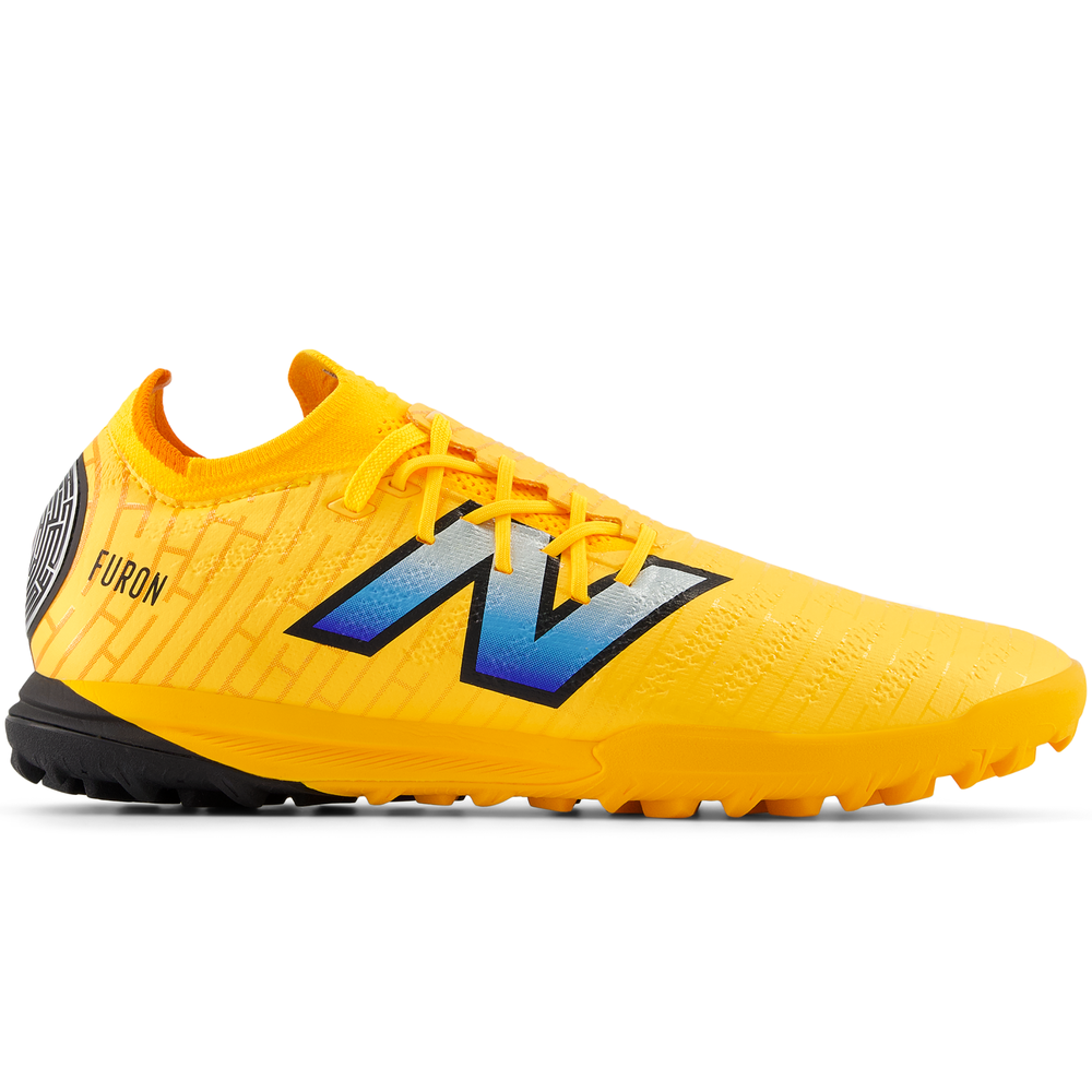 Turfy męskie New Balance FURON PRO TF V7+ SF1TZ75 – żółte