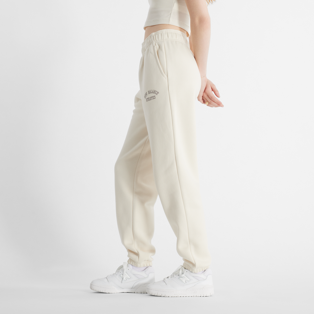 Spodnie damskie New Balance WP43500LIN – beżowe
