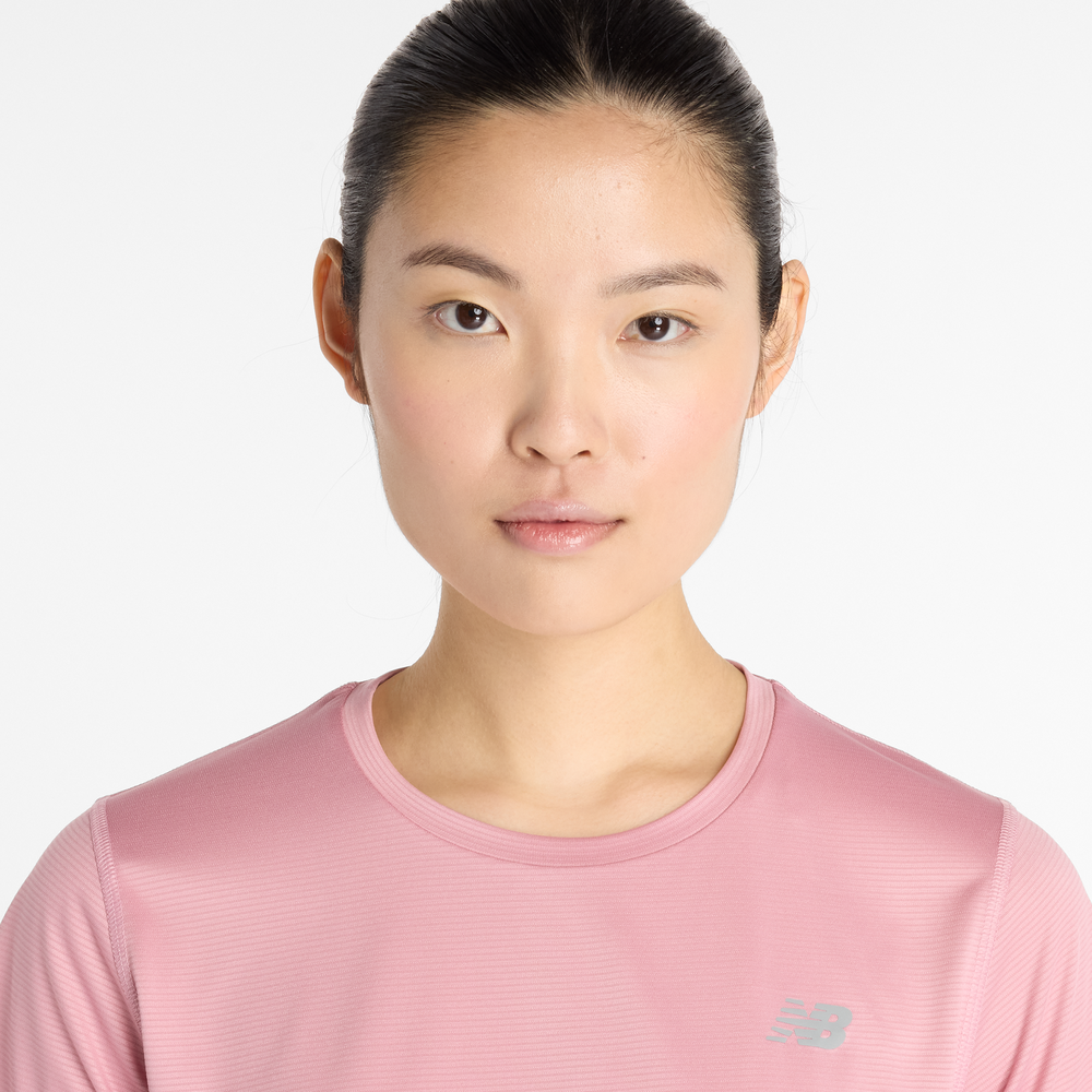 Koszulka damska New Balance WT41222PTF – różowa