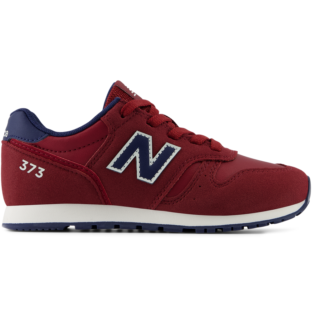 Buty dziecięce New Balance YC373VK2 – bordowe