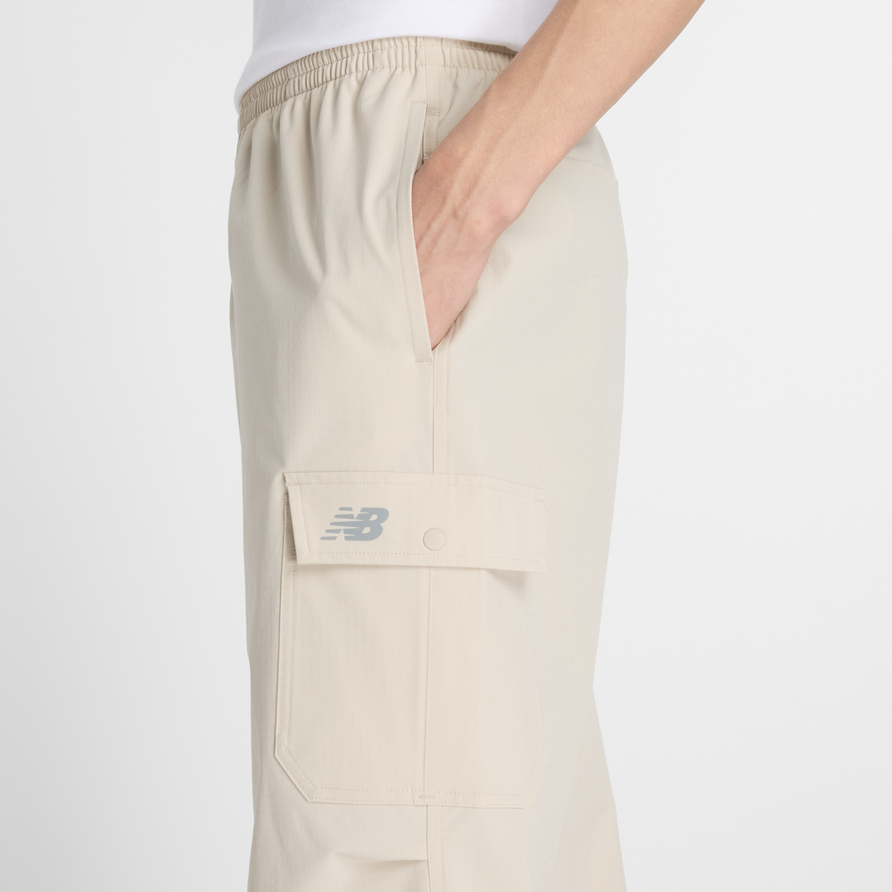 Spodnie męskie New Balance MP51538TWF – beżowe