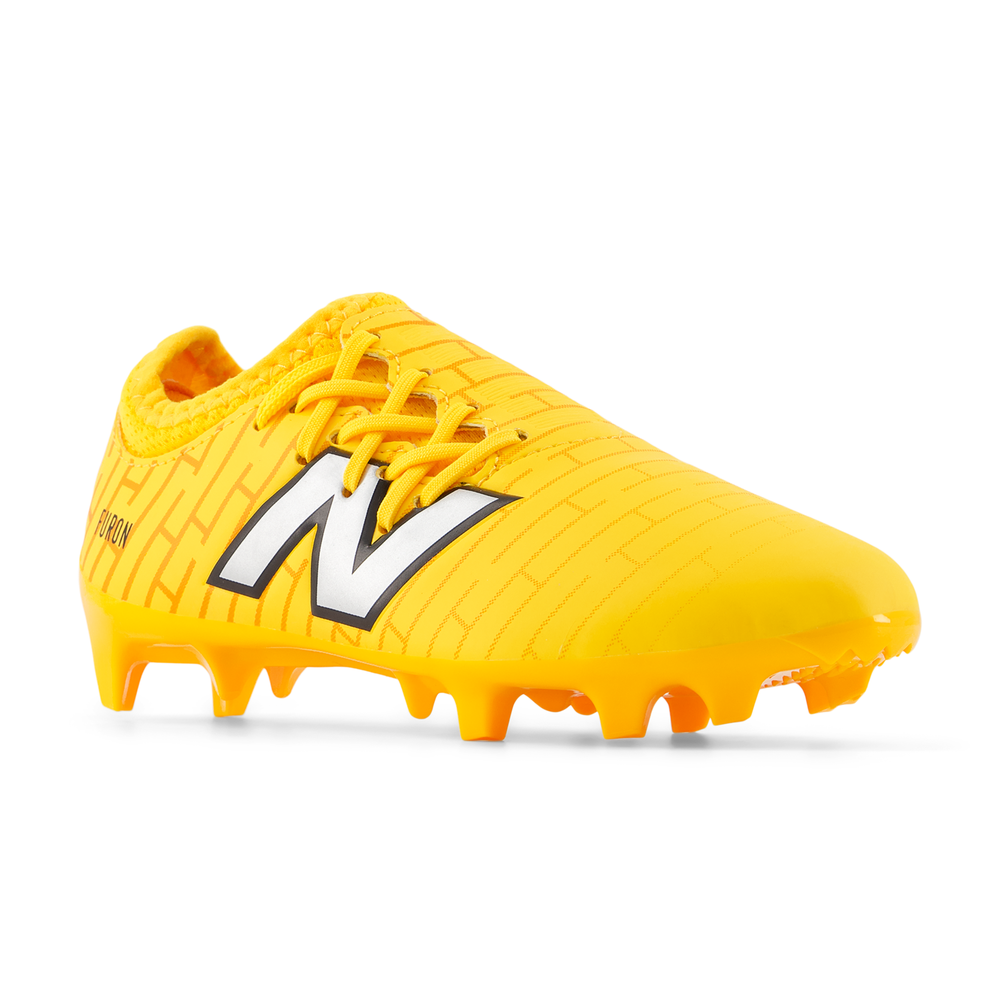 Korki dziecięce New Balance FURON V7+ DISPATCH JNR FG SJF3FZ75 – żółte