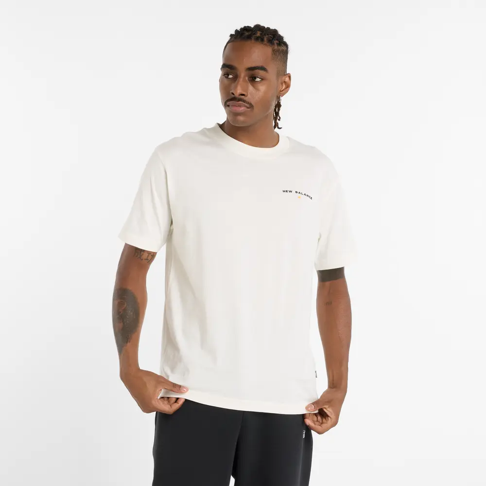 Koszulka męska New Balance MT51507SST – biała