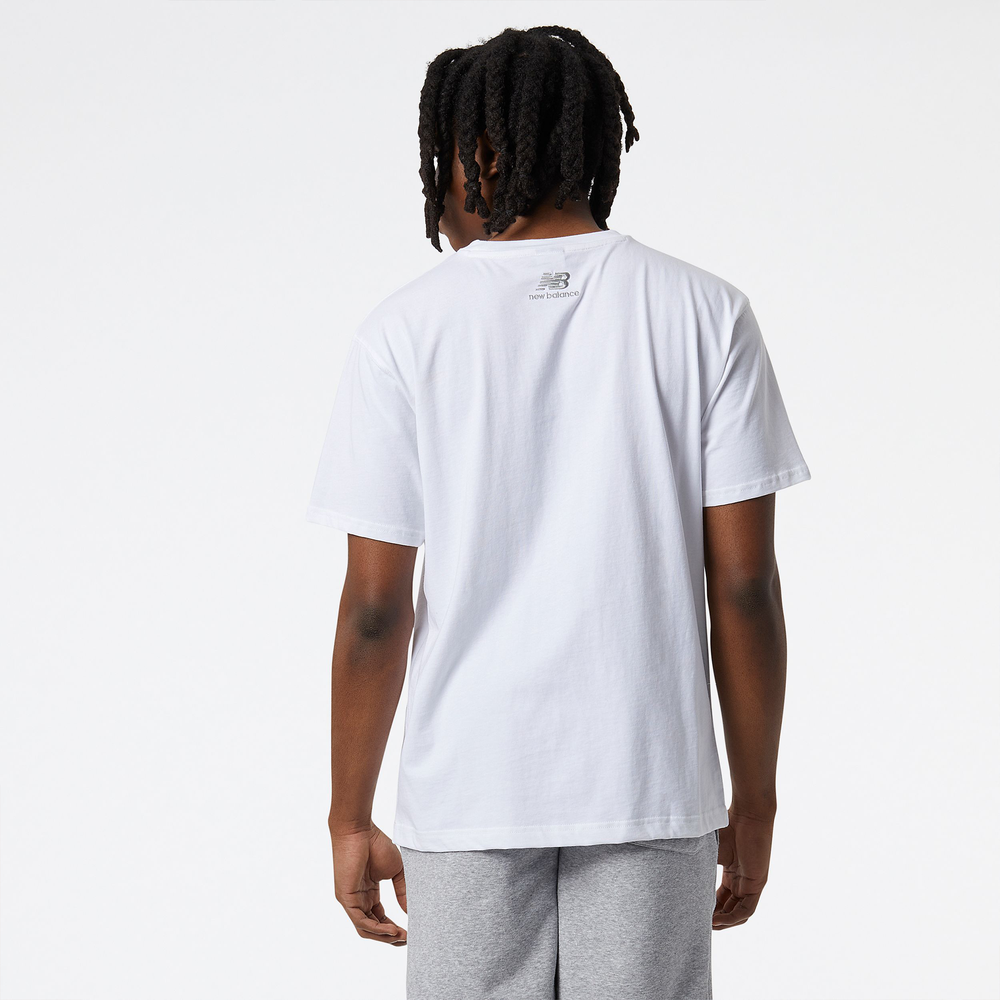 Koszulka męska New Balance MT23502WT – biała