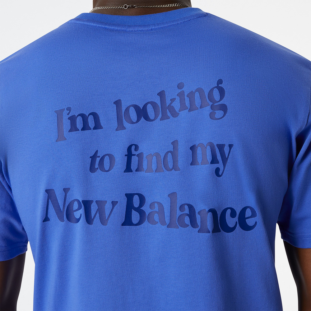 Koszulka New Balance MT21563ARA – niebieska