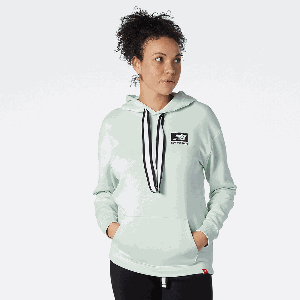 Bluza New Balance WT13519WES - miętowa