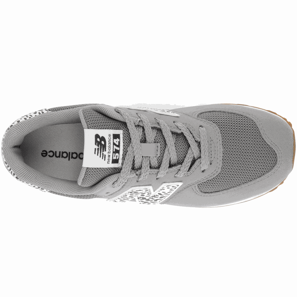 Buty dziecięce New Balance GC574AL1 – szare