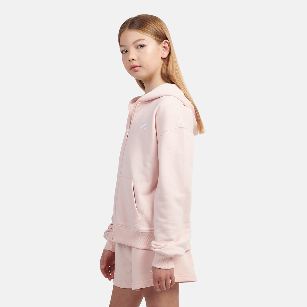 Bluza dziecięca New Balance LAKG0057PIE – różowa