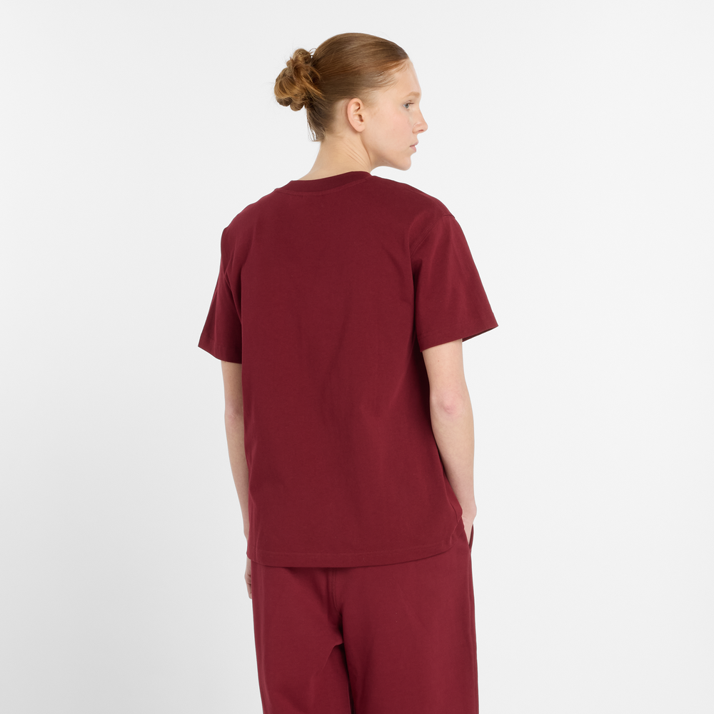 Koszulka damska New Balance WT41501MHB – bordowa