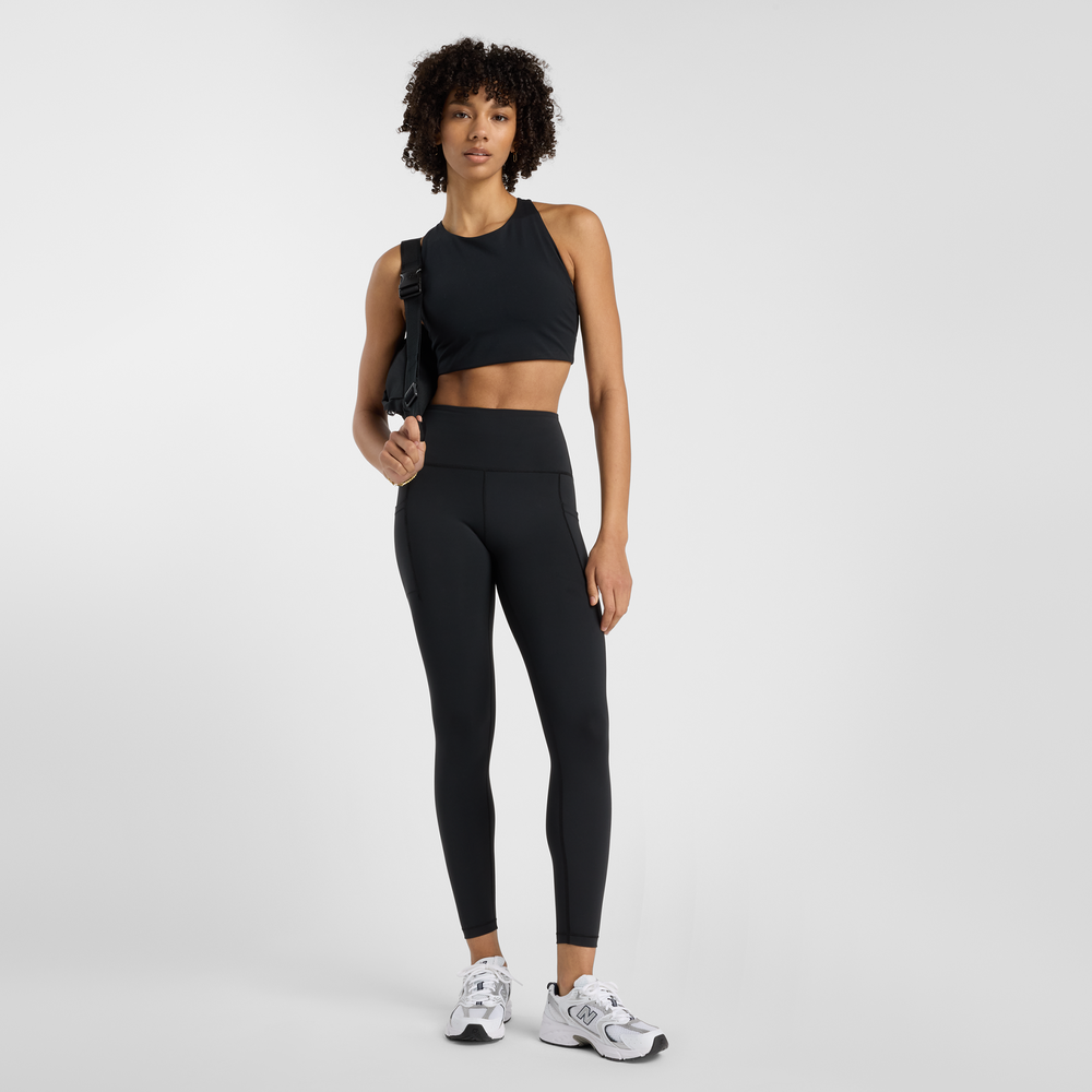 Legginsy damskie New Balance WP51268BK – czarne