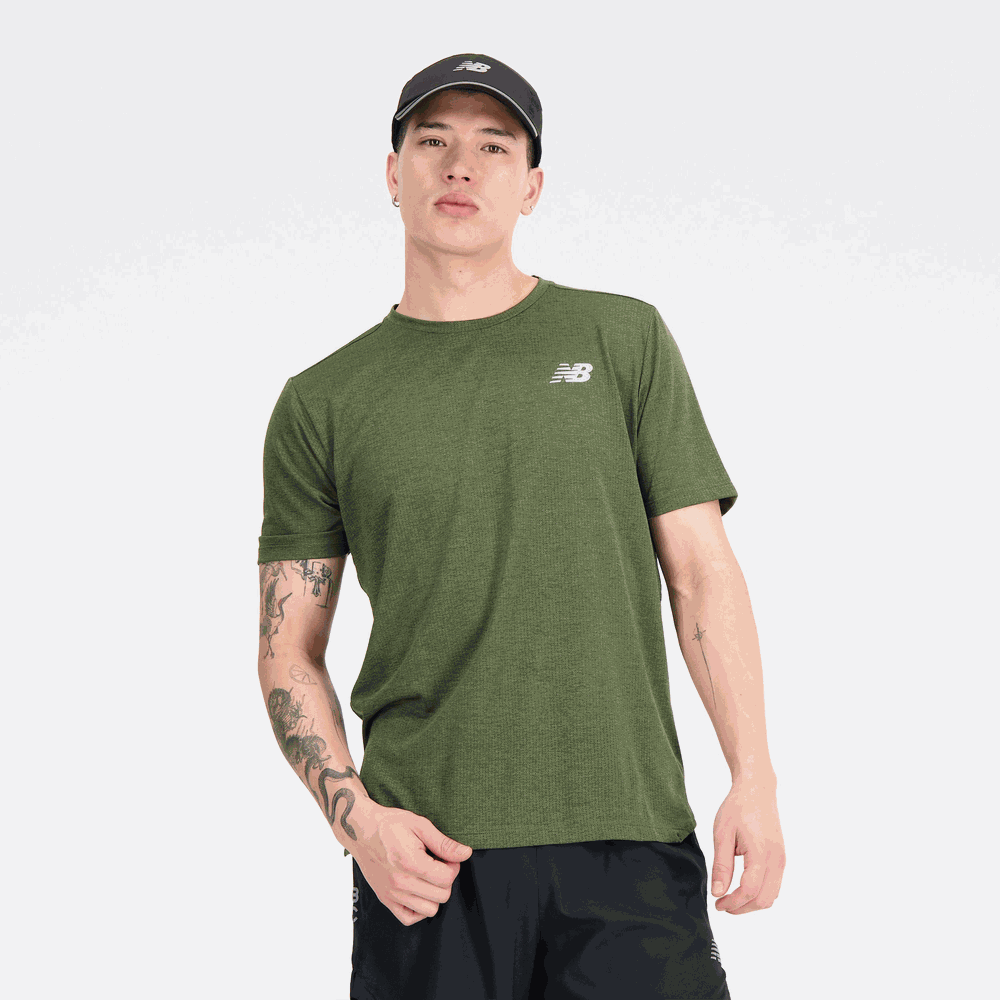 Koszulka męska New Balance MT21262KMU– zielona
