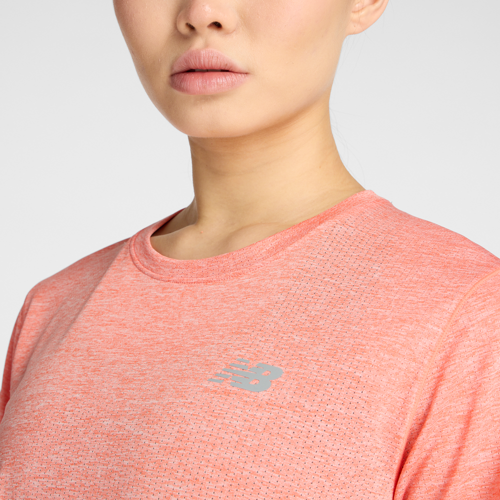 Koszulka damska New Balance WT41253FLE – pomarańczowa