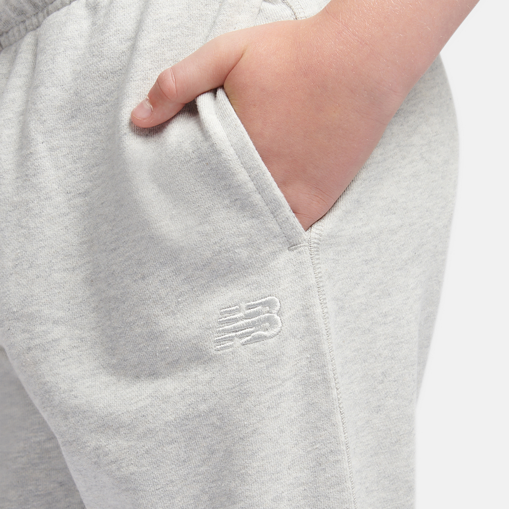 Spodnie dziecięce New Balance LAKB0060AHH – szare