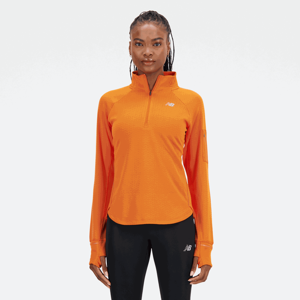 Bluza damska New Balance WT23252CEN – pomarańczowa