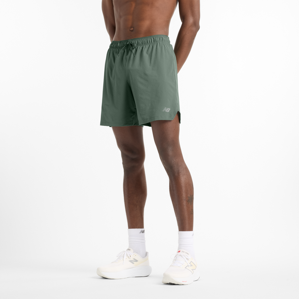 Spodenki męskie New Balance MS41283DKJ – zielone