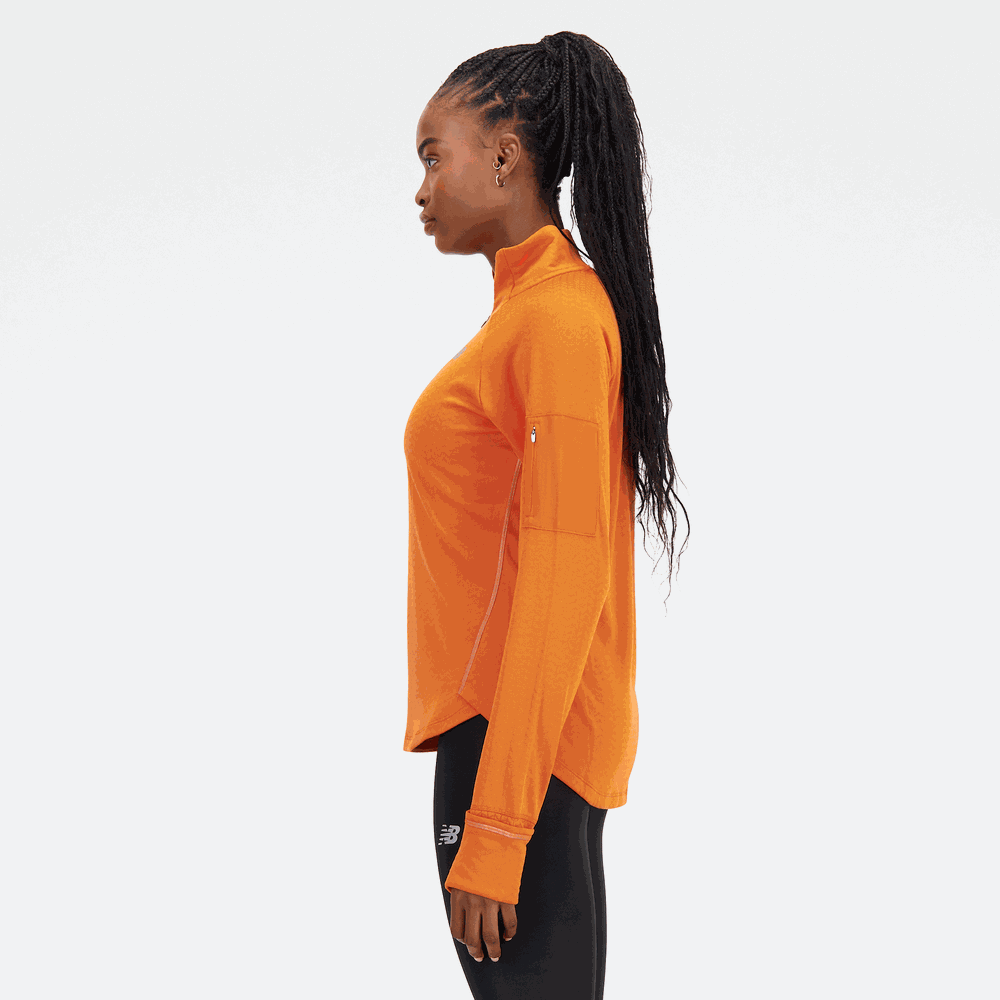 Bluza damska New Balance WT23252CEN – pomarańczowa