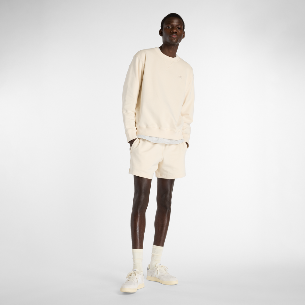 Bluza męska New Balance MT41506PEF – beżowa