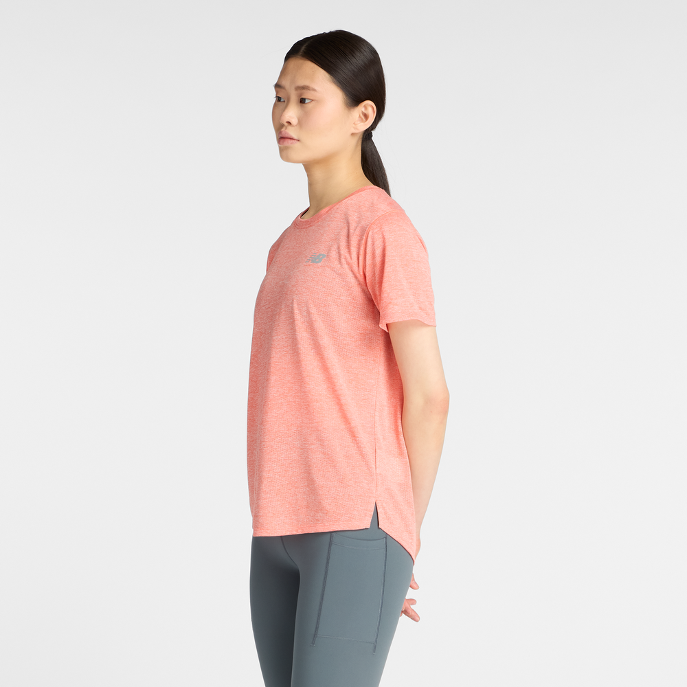 Koszulka damska New Balance WT41253FLE – pomarańczowa