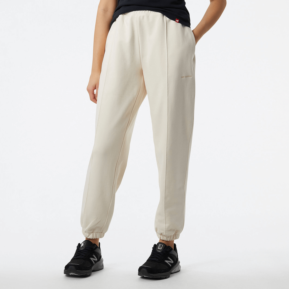 Spodnie damskie New Balance WP23553GIE – beżowe