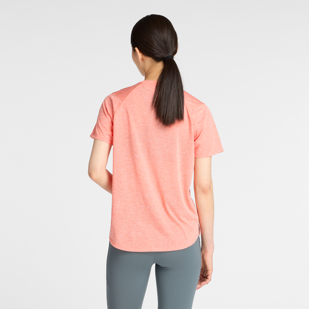 Koszulka damska New Balance WT41253FLE – pomarańczowa