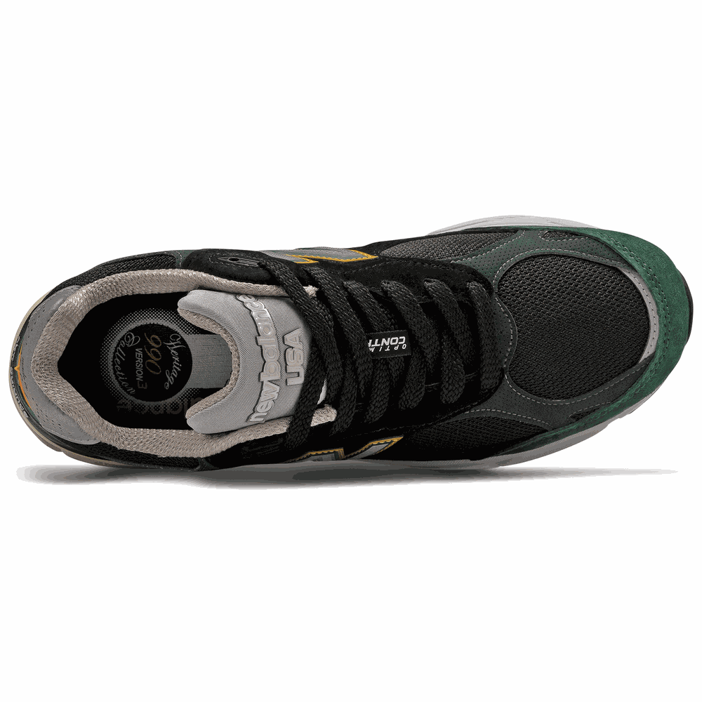 Buty New Balance M990CP3 – czarno–zielone