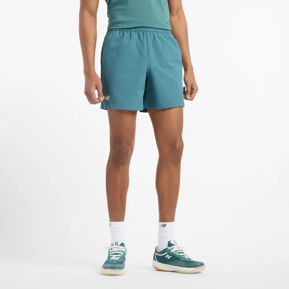 Spodenki męskie New Balance MS51402NUS – niebieskie
