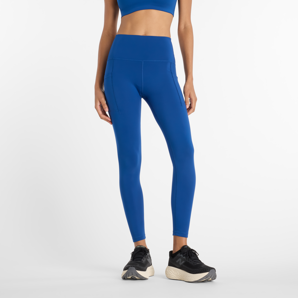 Legginsy damskie New Balance WP51268GAB – niebieskie