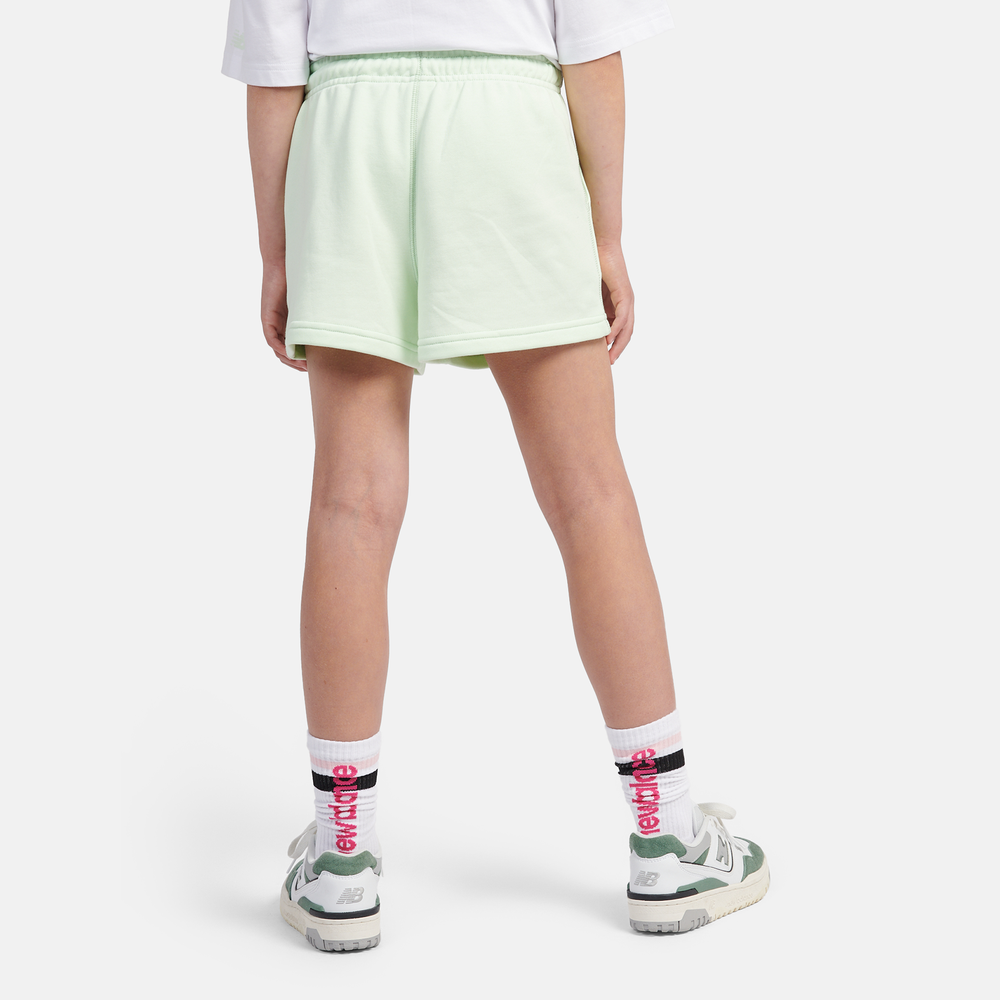 Spodenki dziecięce New Balance LAKG0006MEW – miętowe