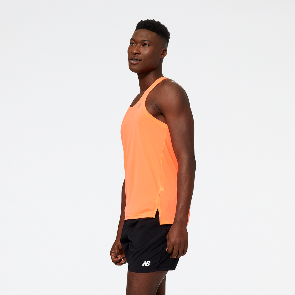 Koszulka męska New Balance MT23220NDF – pomarańczowa