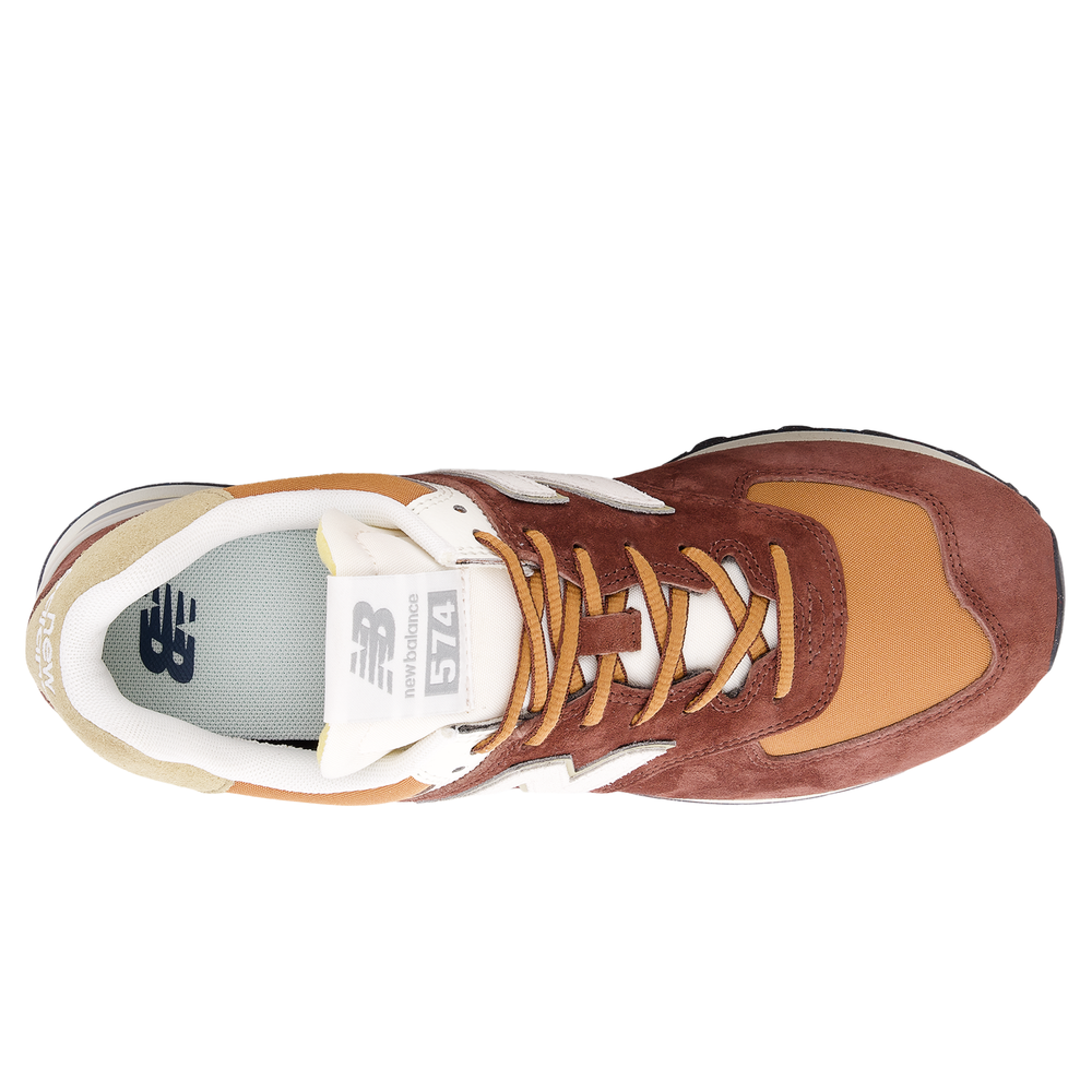 Buty unisex New Balance U574MRR – bordowe