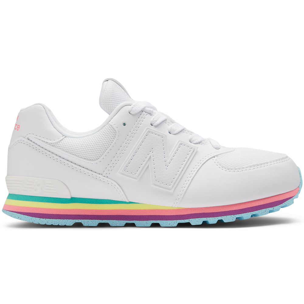 Buty dziecięce New Balance GC574KIJ – białe