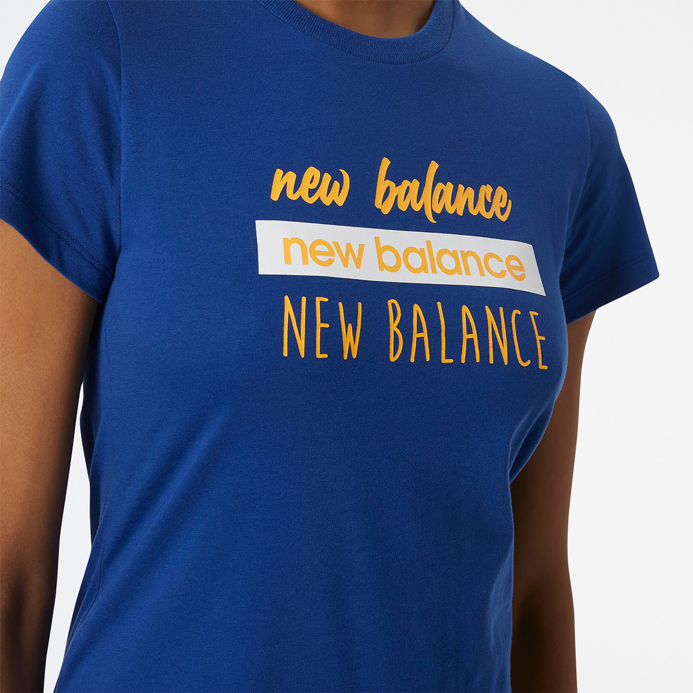 Koszulka New Balance WT21802AT – niebieska