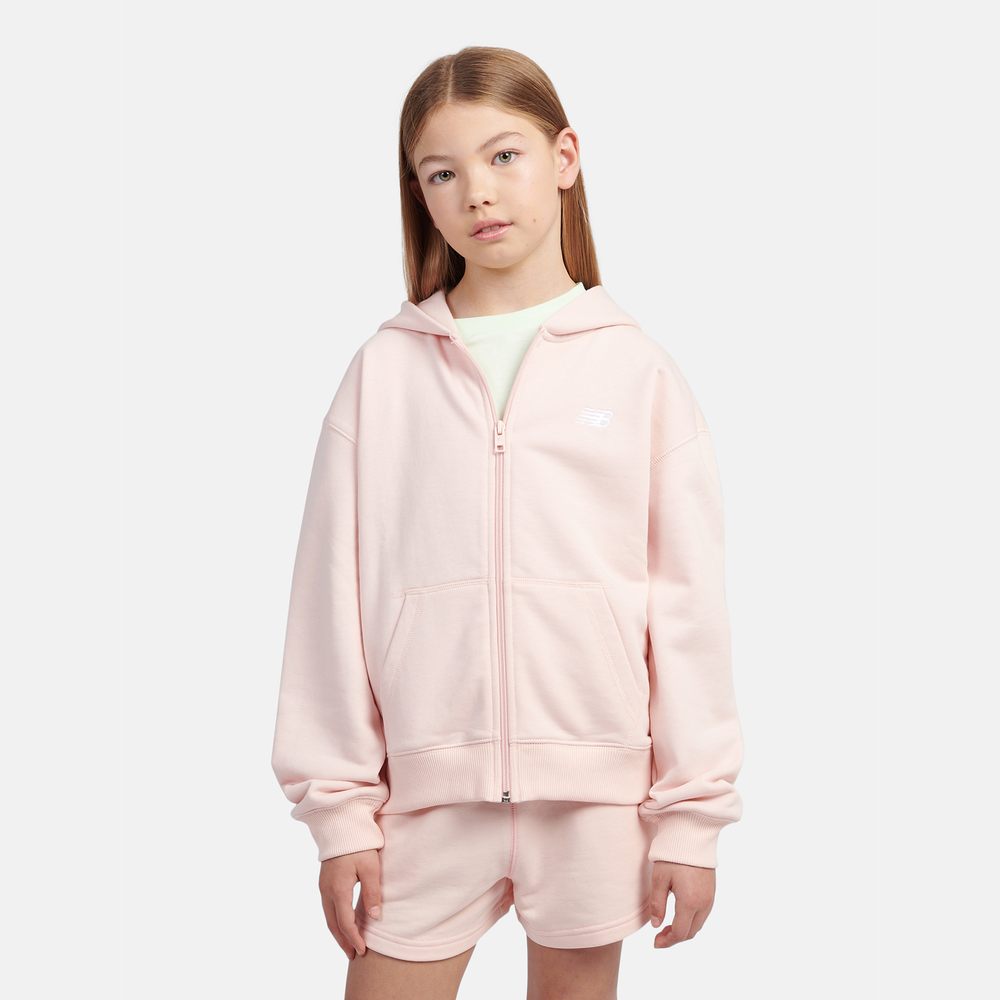 Bluza dziecięca New Balance LAKG0057PIE – różowa