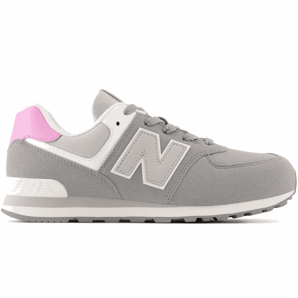 Buty dziecięce New Balance GC574MG1 –  szare