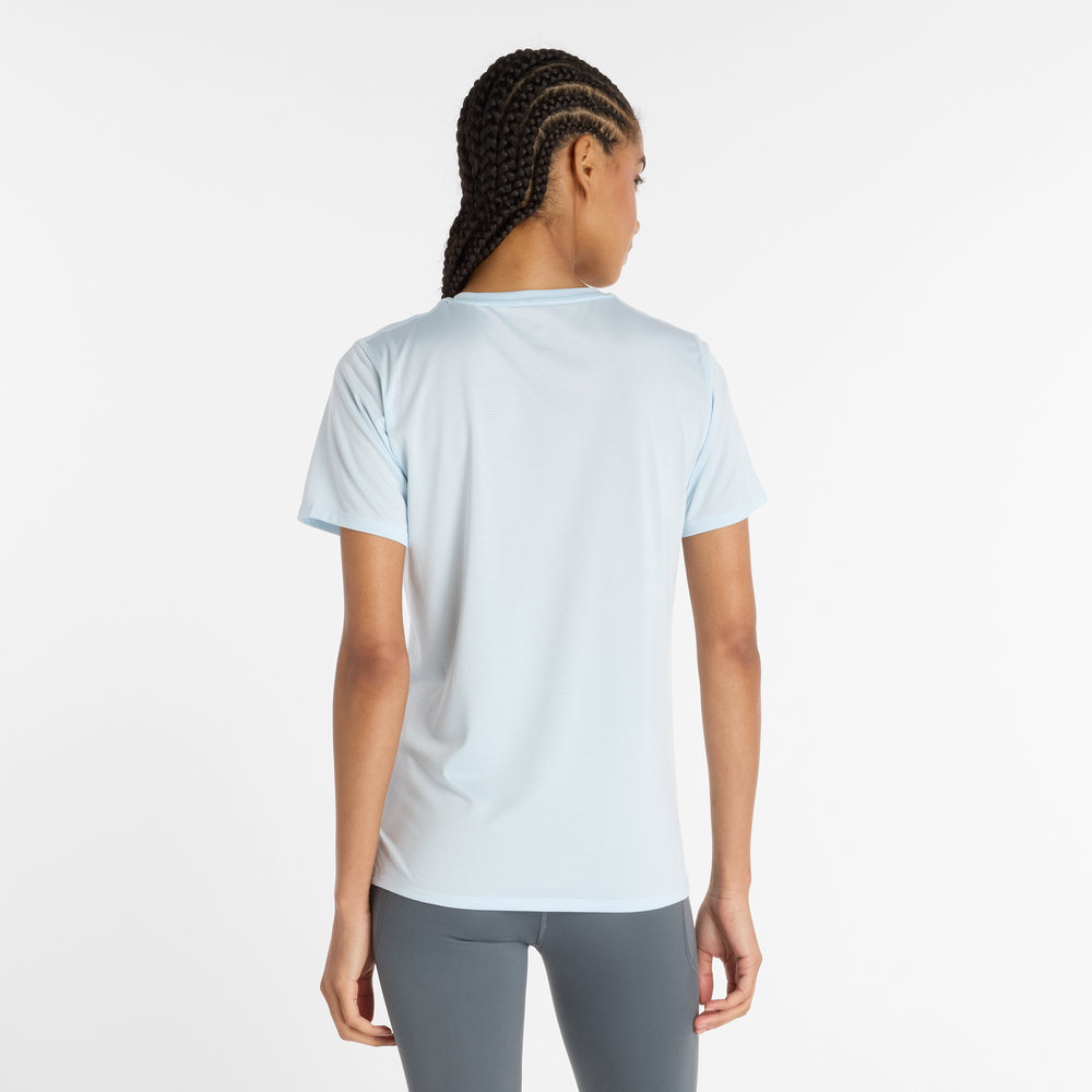 Koszulka damska New Balance WT41222FRL – niebieska