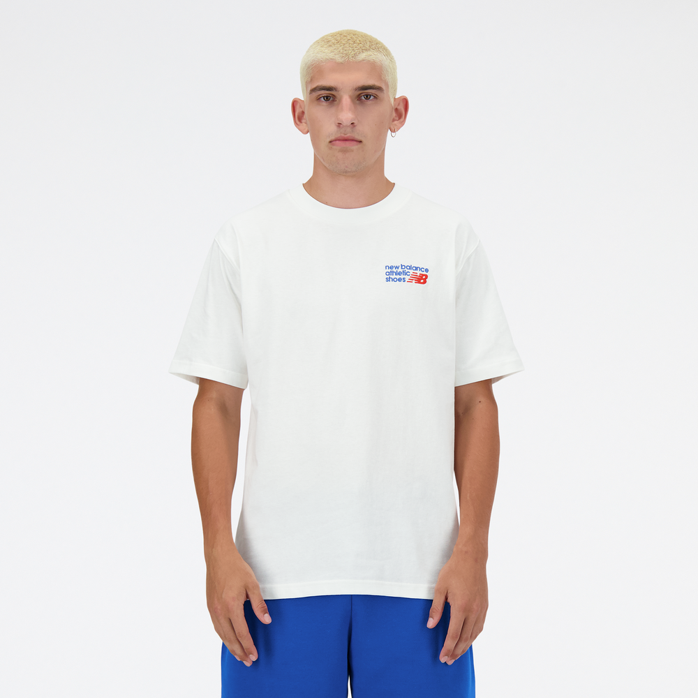 Koszulka męska New Balance MT41908SST – biała