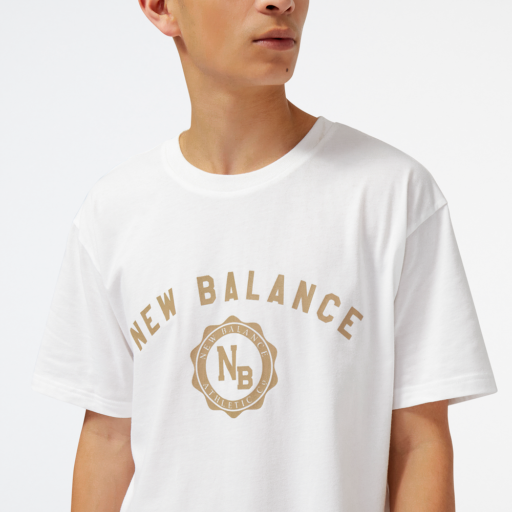 Koszulka męska New Balance MT31904WT – biała