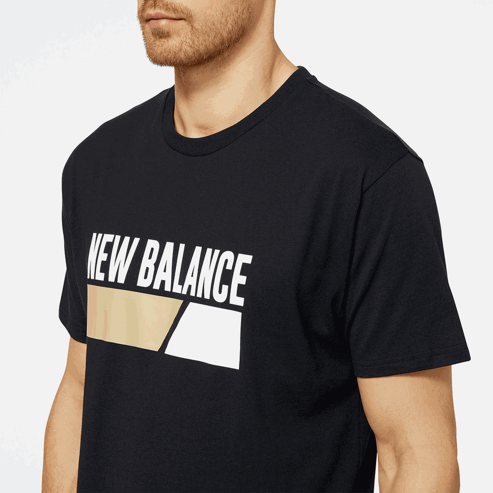 Koszulka męska New Balance MT23901BK – czarna