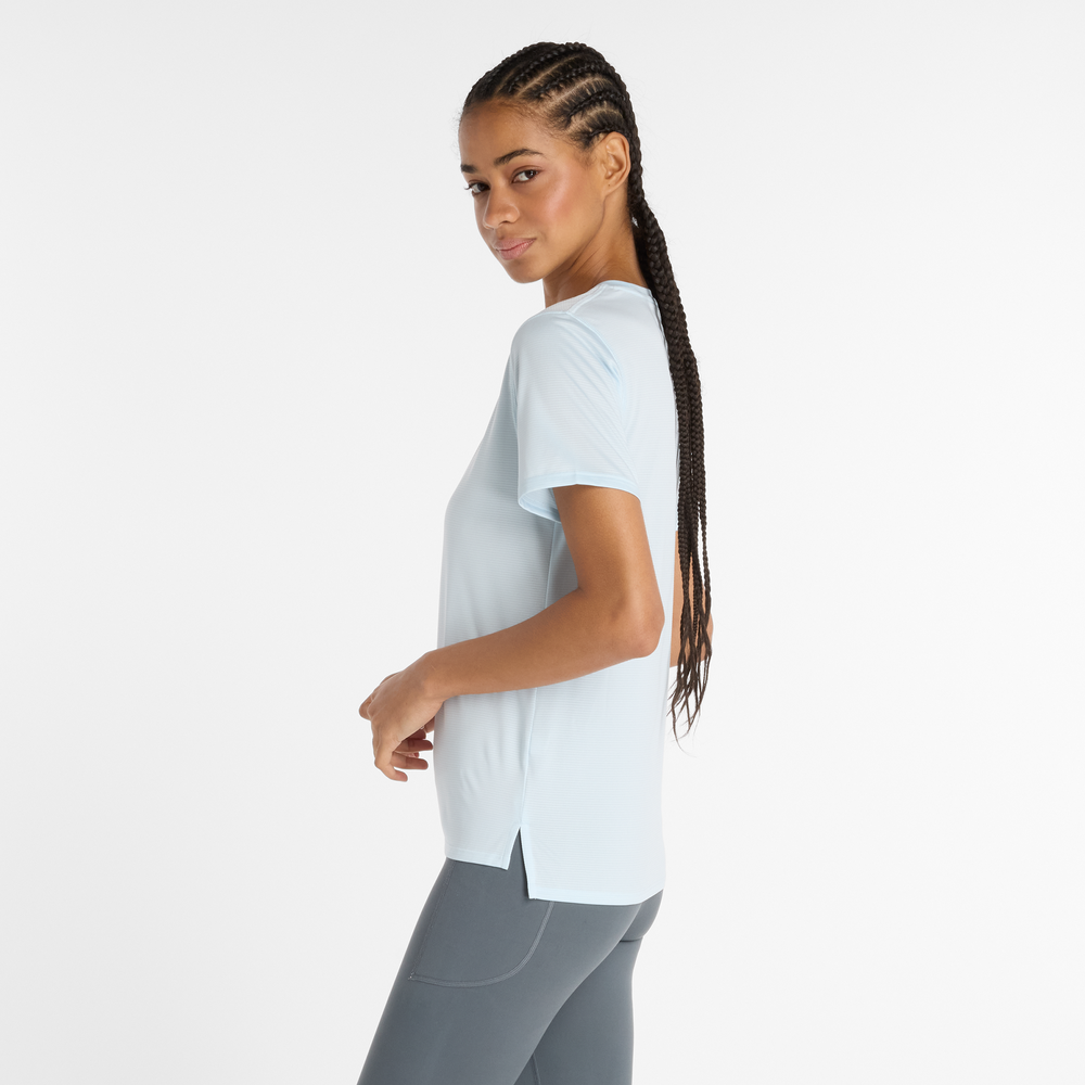 Koszulka damska New Balance WT41222FRL – niebieska