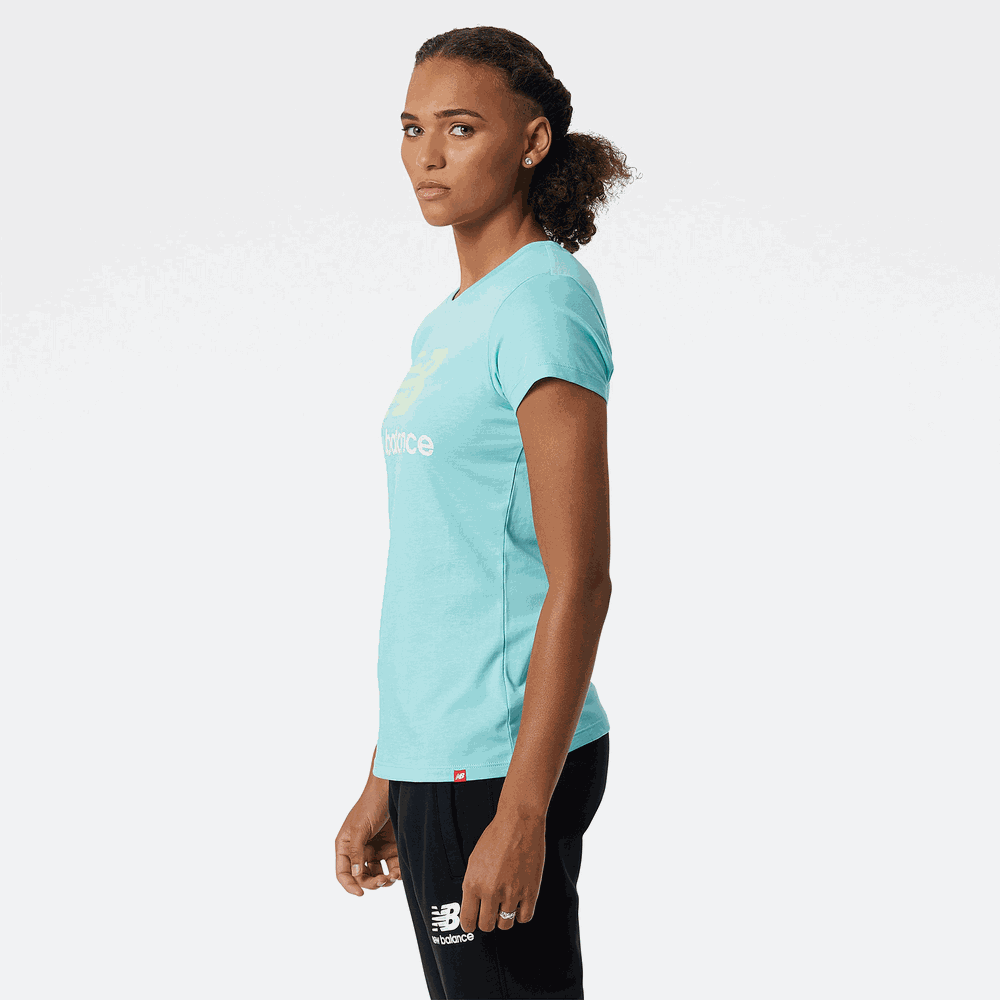 Koszulka New Balance WT91546SRF – niebieska