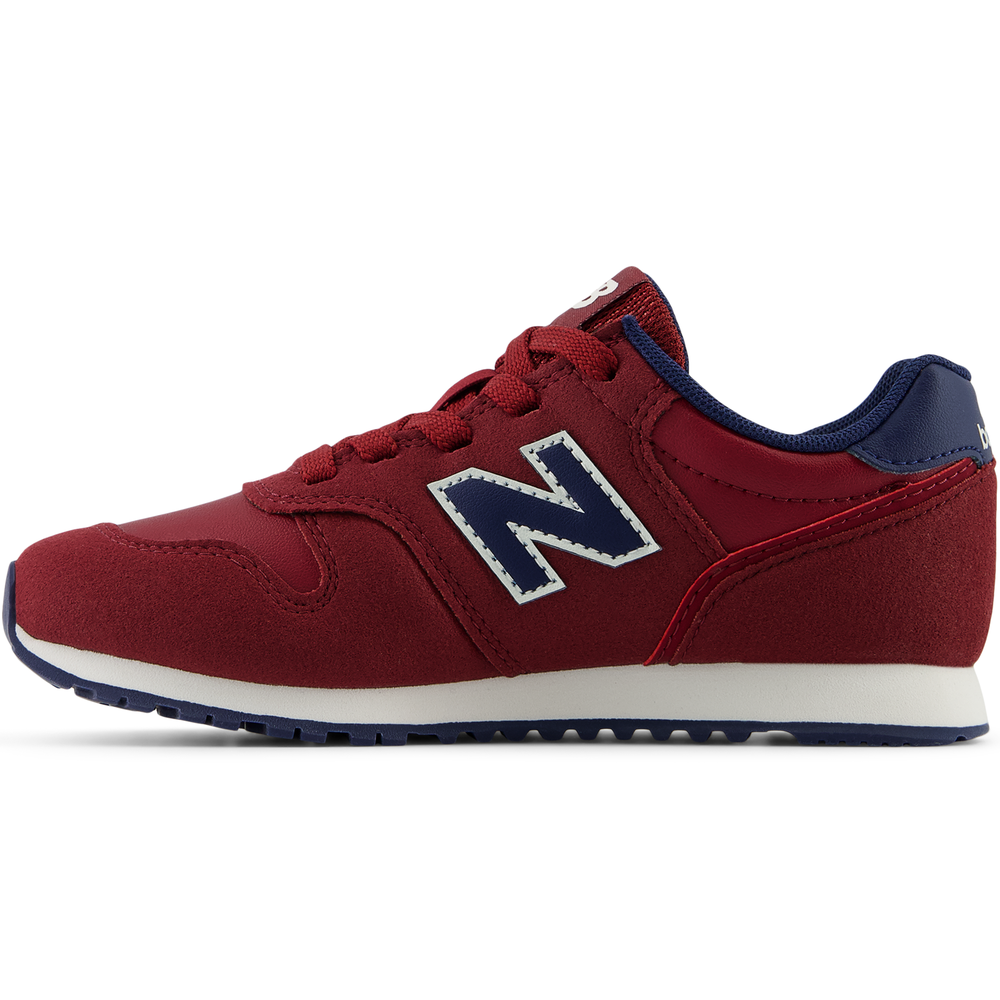 Buty dziecięce New Balance YC373VK2 – bordowe