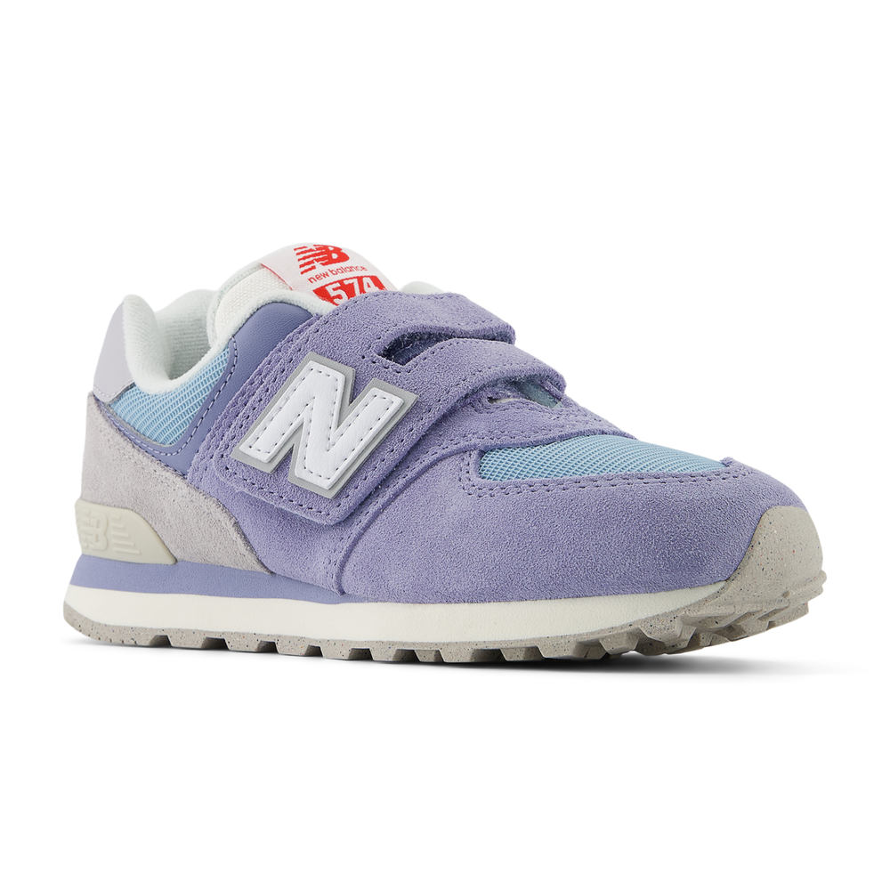 Buty dziecięce New Balance PV574BLG – fioletowe